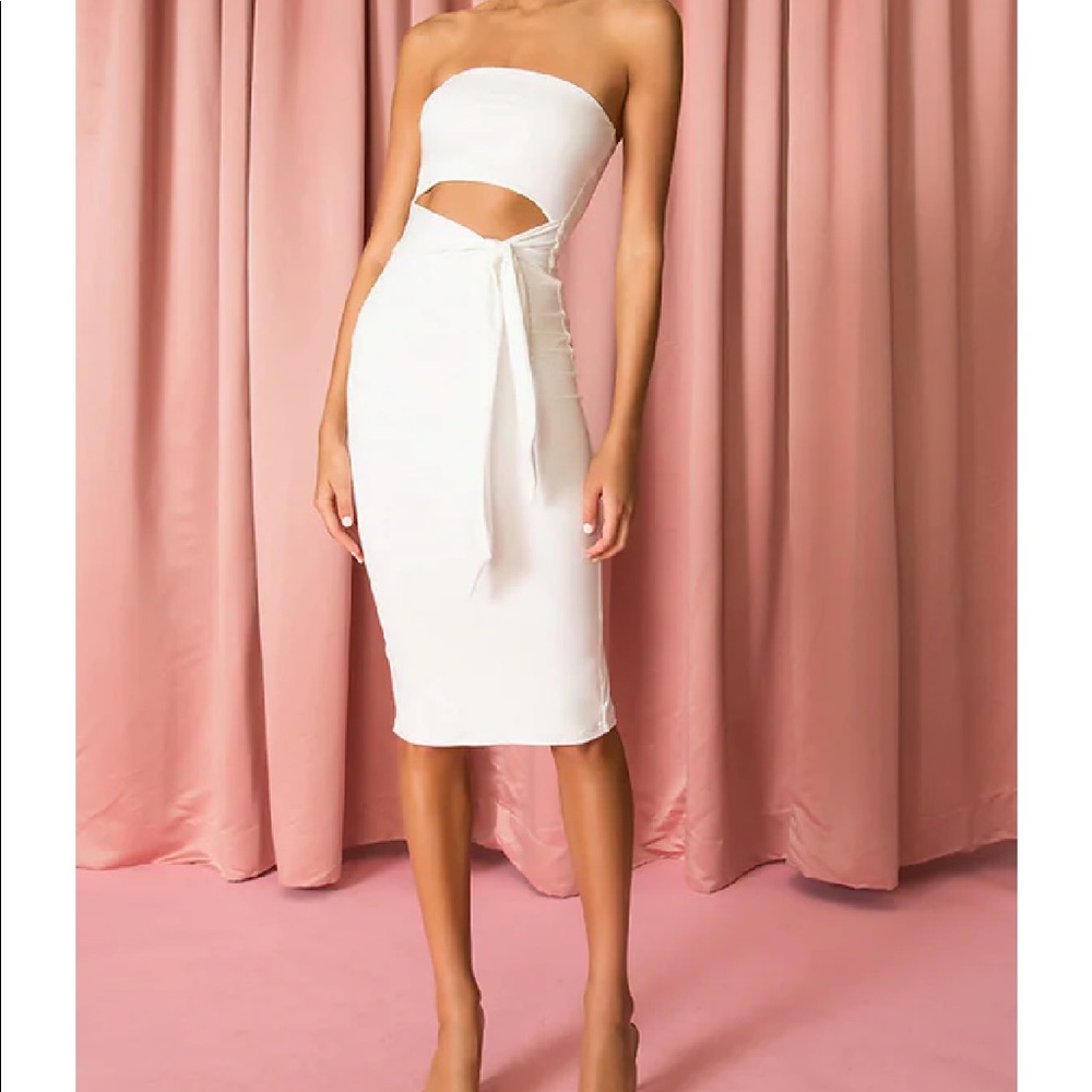 Superdown Sheyla Tube Midi Dress Size Medium NWOT